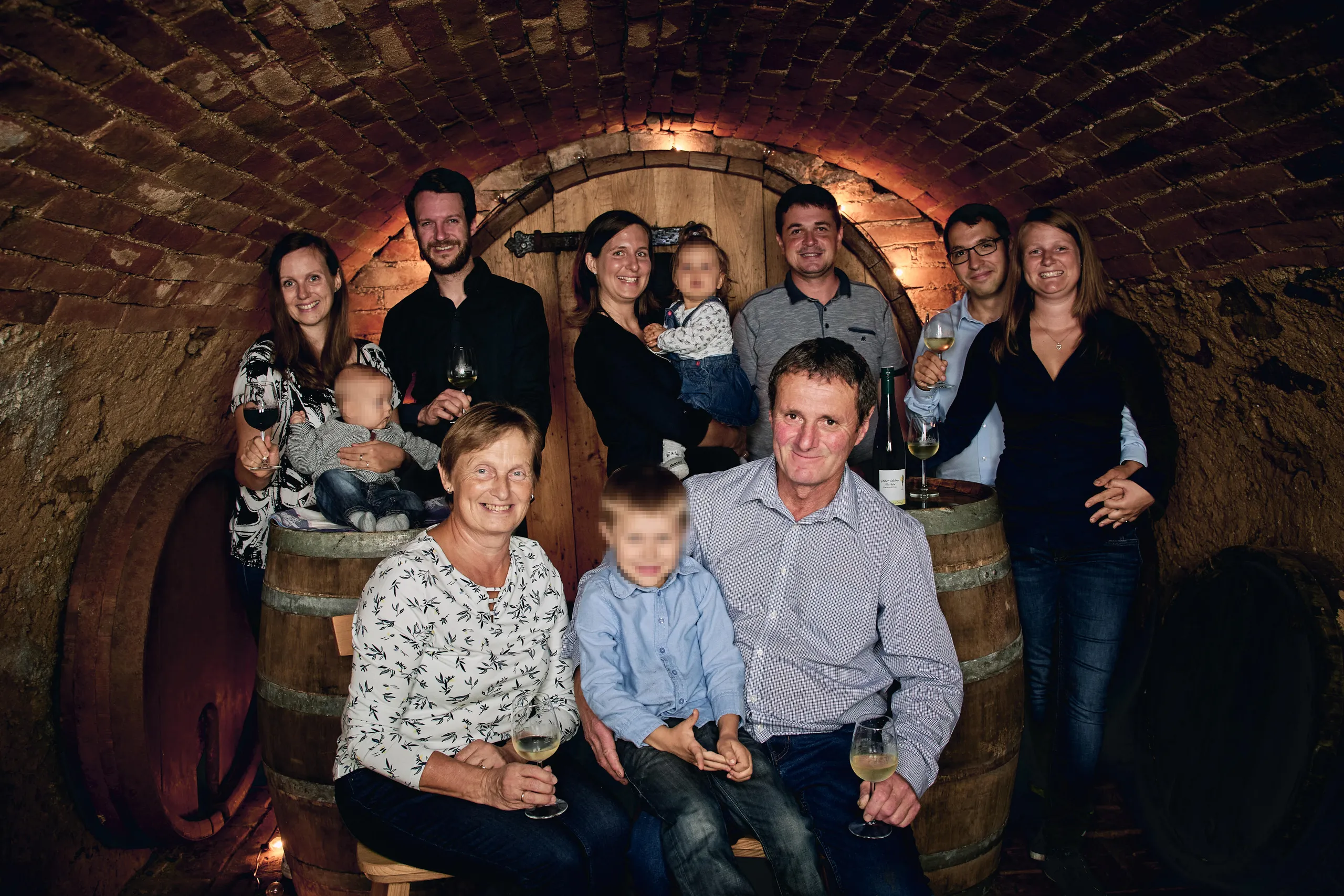 Die Familie Schwanzelberger im Gewölbekeller